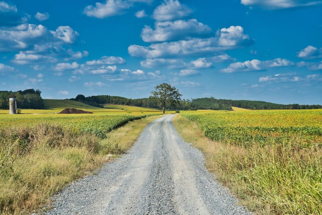 Gravel roads